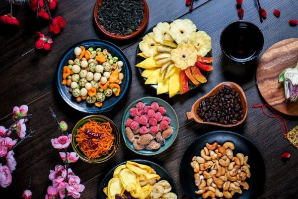 hoa quả sấy