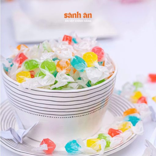 Kẹo Điều Ước SÀNH ĂN - Kẹo Kim Cương Hạc Giấy, Ngon Ngọt, Màu Sắc Đẹp Mắt, Hộp Quà Tặng, Viên Ngậm - Ảnh 2