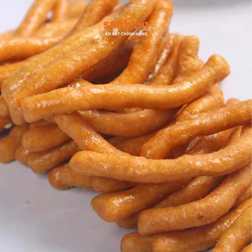 Snack Quẩy Cay SÀNH ĂN, Hương Vị Cay Đậm Đà, Giòn Rụm, Món Ăn Vặt Ngon, An Toàn Cho Sức Khỏe - Ảnh 3