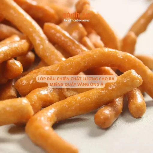 Snack Quẩy Cay SÀNH ĂN, Hương Vị Cay Đậm Đà, Giòn Rụm, Món Ăn Vặt Ngon, An Toàn Cho Sức Khỏe - Ảnh 4