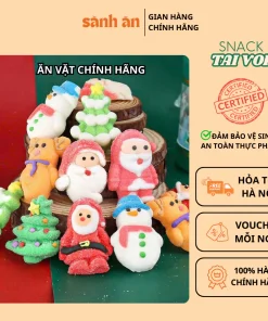 Kẹo Dẻo Giáng Sinh SÀNH ĂN, Kẹo Bọc Đường Thơm Ngon, Ngọt Ngào, Quà Tặng Dịp Lễ Giáng Sinh Noel
