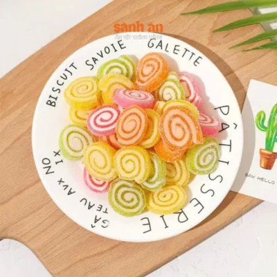 kẹo dẻo tuổi thơ cầu vồng
