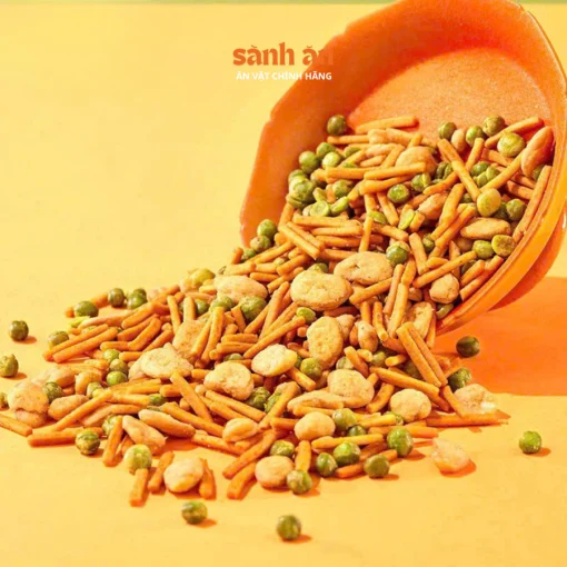 Snack Tăm Đậu SÀNH ĂN Thơm Ngon Giòn Rụm, Món Ăn Vặt Quốc Dân Đậm Đà, An Toàn Cho Sức Khỏe - Ảnh 5