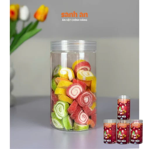 Kẹo Dẻo Trái Cây SÀNH ĂN, Kẹo Ngọt Thanh Tự Nhiên, Màu Sắc Hấp Dẫn, Mềm Mịn, An Toàn Cho Sức Khỏe - Ảnh 8