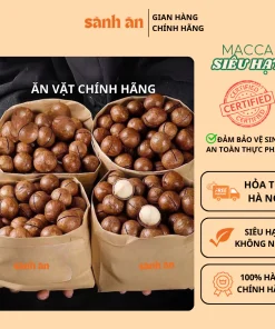 Hạt Macca Nguyên Chất SÀNH ĂN 250g - Hạt Mắc Ca Sạch, Giàu Dinh Dưỡng, Snack Tốt Cho Sức Khỏe