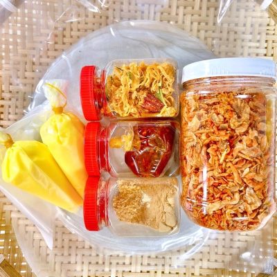 bánh tráng phơi sương đóng gói ăn liền